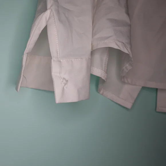 White Ribbon Ruffle Shirt - Picture 5 of 5